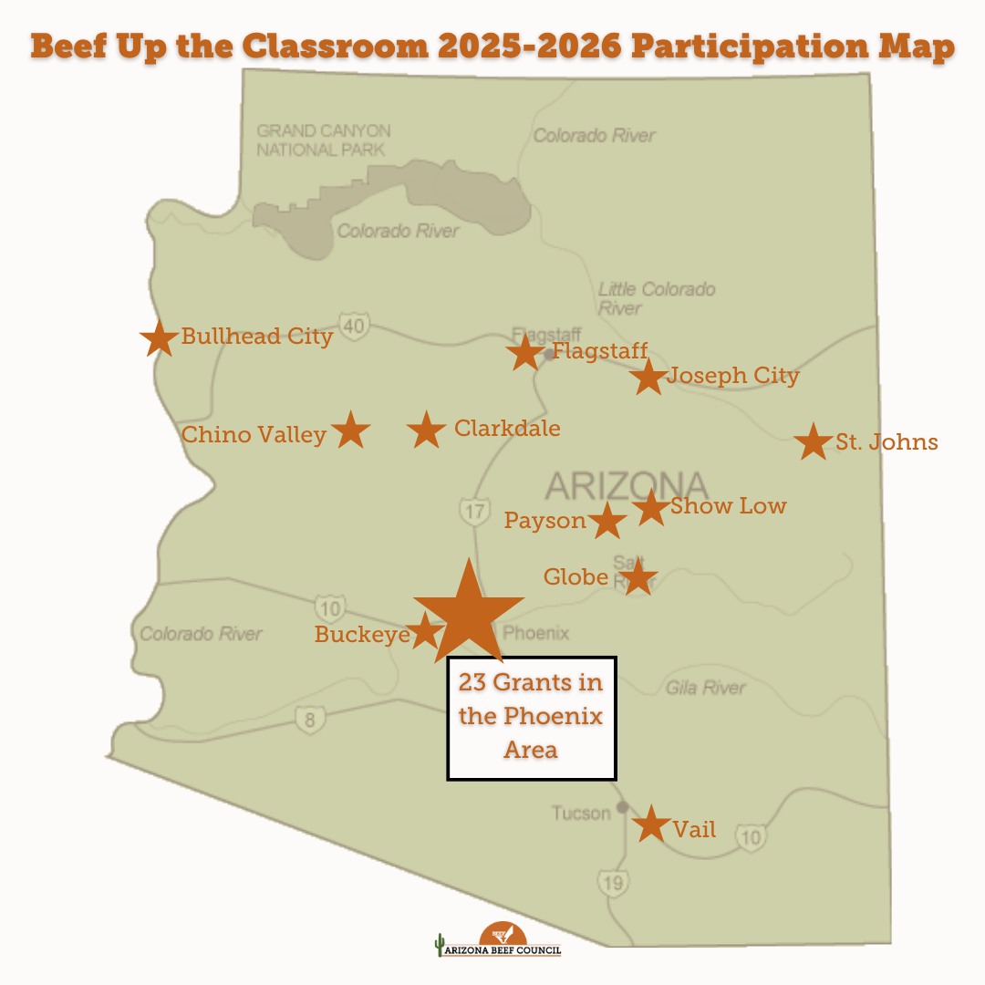 Arizona Beef Council's "Beef Up the Classroom" Program Reaches Record Number of Students