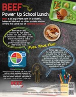 Beef Power Up School Lunch Poster