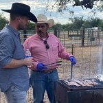 Arizona Rancher Dean Fish and Chef Ryan Clark cooking dinner